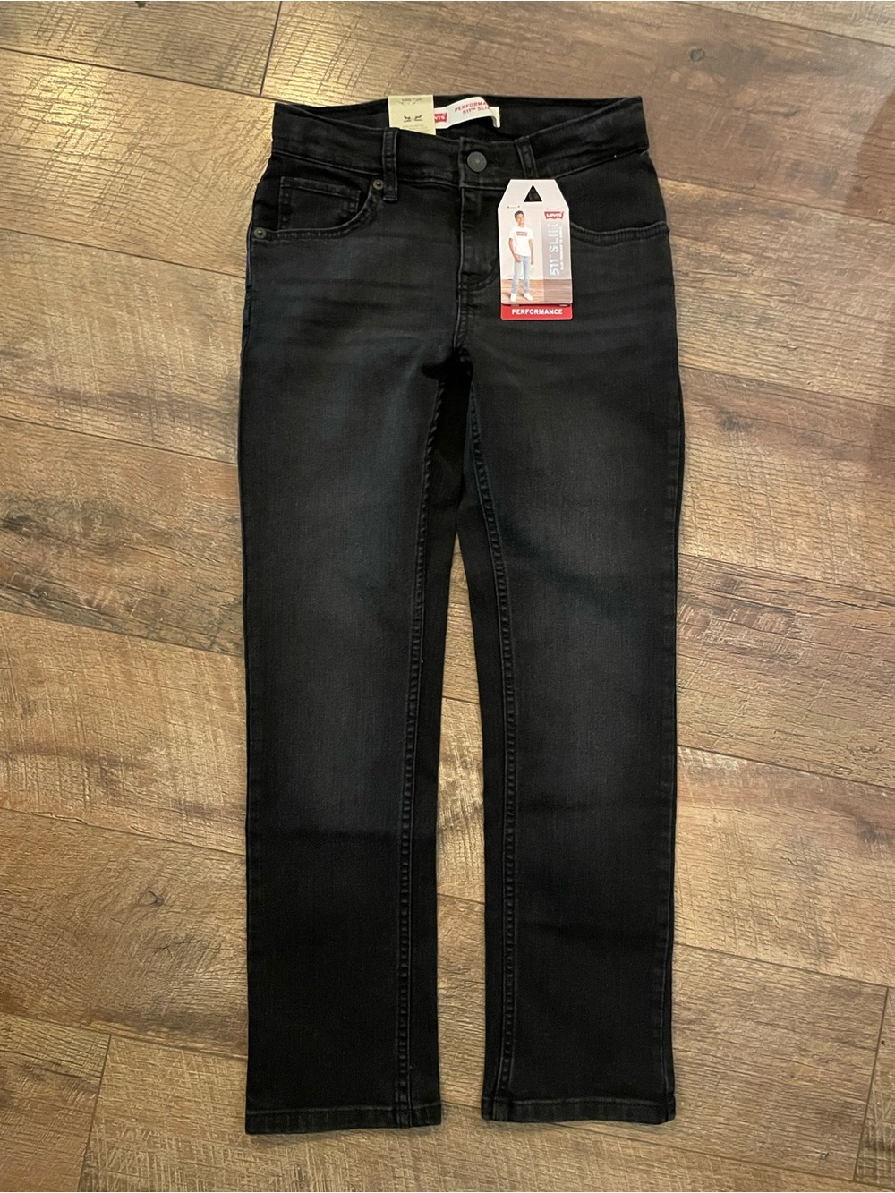 Levi's Black 511 Slim Performance Jeans 10 Regular #170